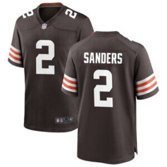 Mens Youths Kids Womens Shedeur Sanders Brown Vapor Stitched Jersey